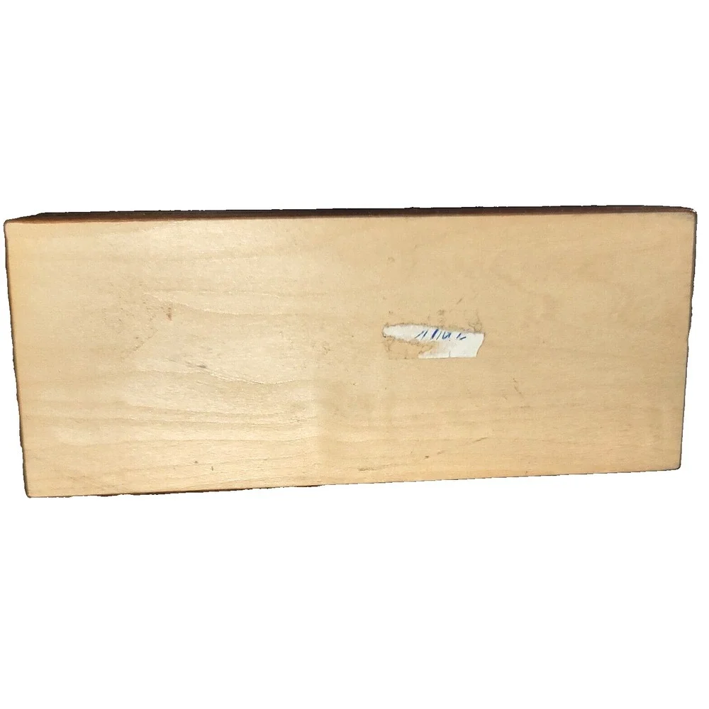 Hand Made Wooden Chip Art 2 Pen Box 6 5/8